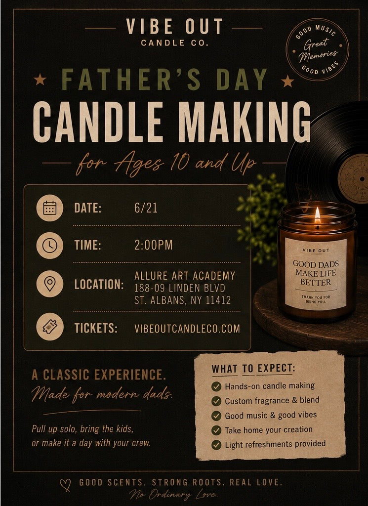 Father's Day Candle Making Experience